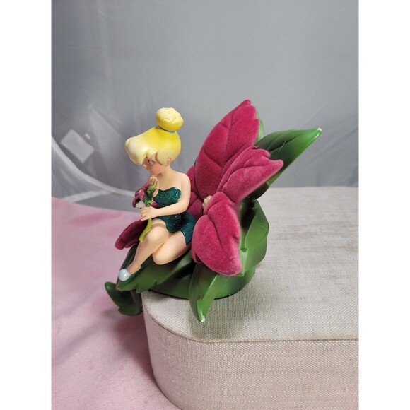 Disney Tinkerbell Holiday Christmas Stocking Hanger Holder Disney Parks Retired - Picture 3 of 8